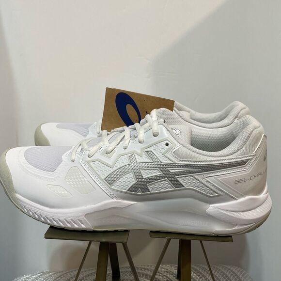 ASICS Gel Challenger 13 Women’s Tennis Shoes Size 11 White/pure Silver NWT - Picture 4 of 16